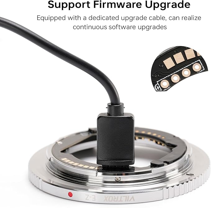 VILTROX E-Z Lens Adapter, E-Mount Lens to Z-Mount Camera Auto Focus Lens Adapter Compatible with Sony E-Mount Lens to Mirrorless Nikon Z-Mount Cameras Z5 Z50 Z6 Z6II Z7 Z7II Zfc