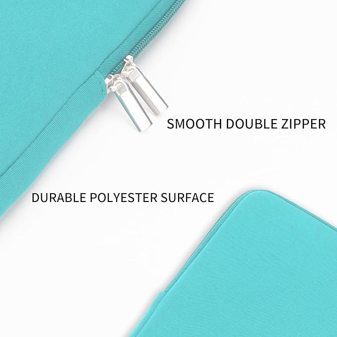 RAINYEAR 16 Inch Laptop Sleeve Protective Soft Case Padded Zipper Cover Specially Compatible with 16" MacBook Pro/Max M1 M2 M3 M4 A2141 A2485 A2780 A2991 A3403 A3186 (Blue, Upgraded Version)