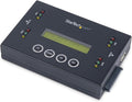 StarTech.com 1:1 Standalone Hard Drive and USB Thumb Drive Duplicator/Eraser, USB Flash and SATA HDD/SSD Disk Cloner/Copier and Wiper, Toolless Sanitizer, LCD Display, TAA Compliant (SU2DUPERA11)