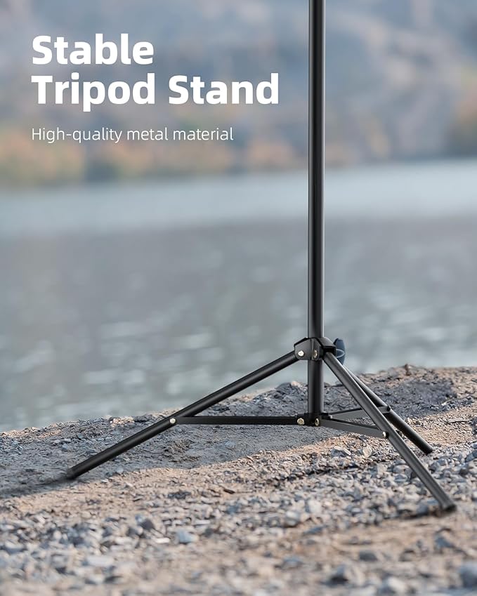 Weilisi 10.5" Ring Light with 69" Tripod Stand and Phone Holder Kit, Full-Screen Zoom Lighting for Video Recording, Makeup, Live Stream, Dimmable LED Selfie Ring Light Tripod for iPhone with Remote