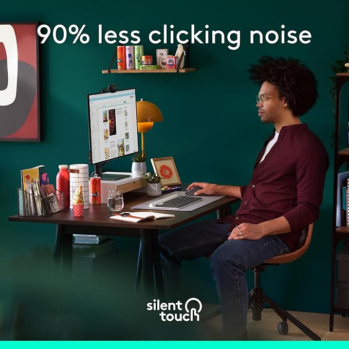 Logitech Signature Plus M750 L Wireless Mouse - for Large Hands, SmartWheel, Bluetooth, Multi Device, 24-Month Battery, Silent Clicks, Customizable Side Buttons, Contoured Shape - Graphite