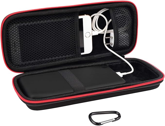 Hard Travel Case Fit for RAVPower 26800/20100/20000mAh, Anker Power Core 26800mAh/PowerCore +26800mAh, Dulla M50000 Power Bank 12000mAh, ROMOSS 30000mAh, Lab599 Tx500 Radio by SKYNEW (Large Black)