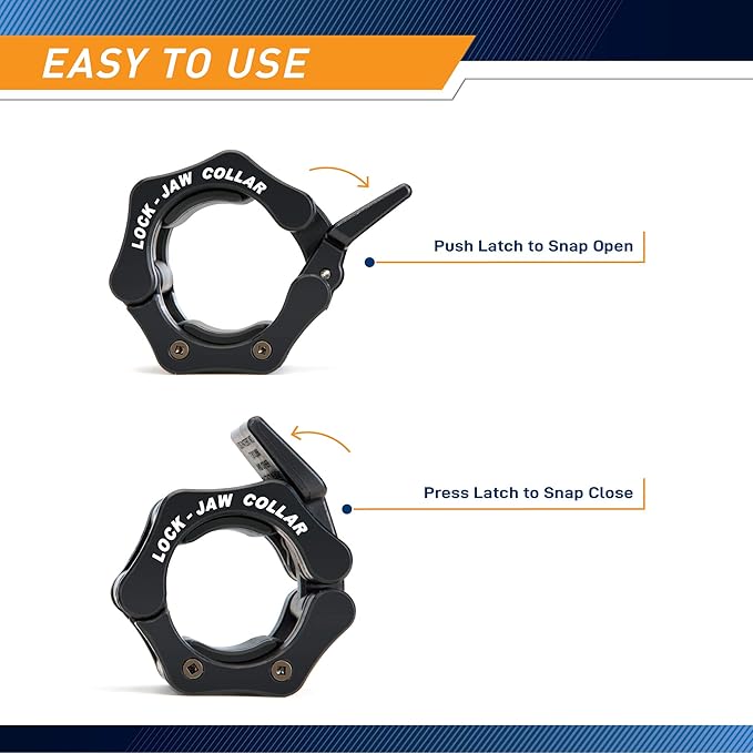 Steelbody Olympic Barbell Lock Jaw Collars