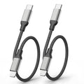 6 inch USB C to Lightning Cable Short, 0.5ft 2Pack Type C to Lightning Cord Power Delivery Fast Charging,[MFi Certified]Nylon Braided USB C iPhone Charger for iPhone14 13 12 11 Pro Max XR XS 8 SE iPad