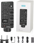 Wireless Camcorder lanc Zoom Controller for Sony - Aodelan Wired Video Camera Remote Control with IRIS Focus Zoom ND Adjust for ILME-FX6,PXW-FX9,PXWZ280V/Z280T,PXWZ190V/Z190T; Replaces Sony RM-30BP