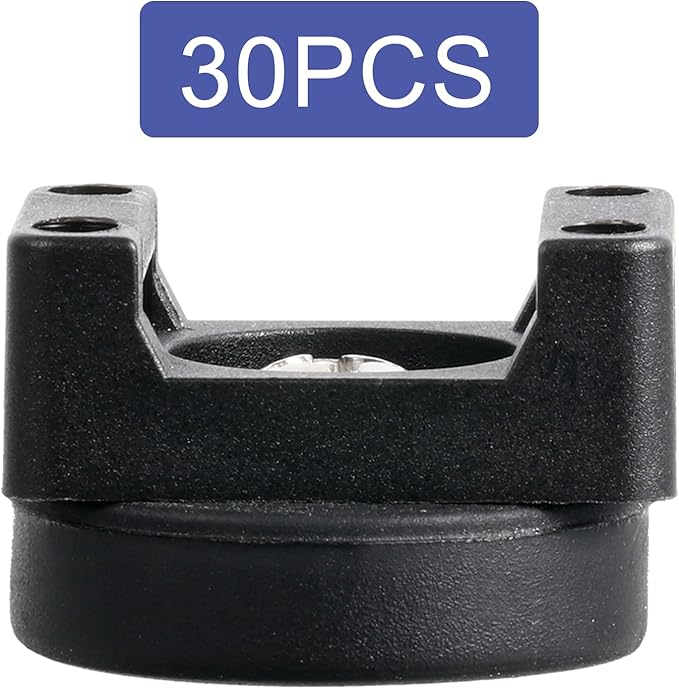 Yookeer Magnetic Zip Tie Mount Base Black Magnetic Cable Clips Wire Holder Multipurpose Cable Ties Management Base Electrical Supplies for Wire