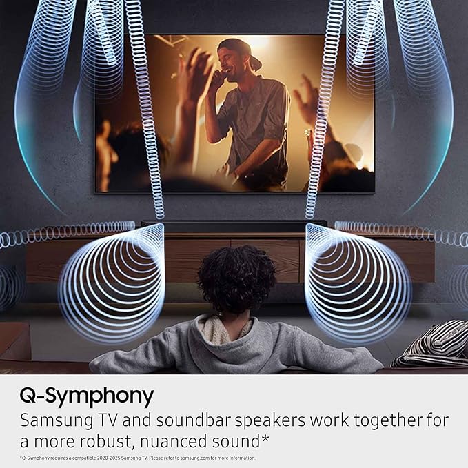 Samsung Q800F 5.1.2ch Q Series Soundbar + Subwoofer, Wireless Dolby Atmos, Q-Symphony, Game Mode Pro, Smart Integration (HW-Q800F, 2025)