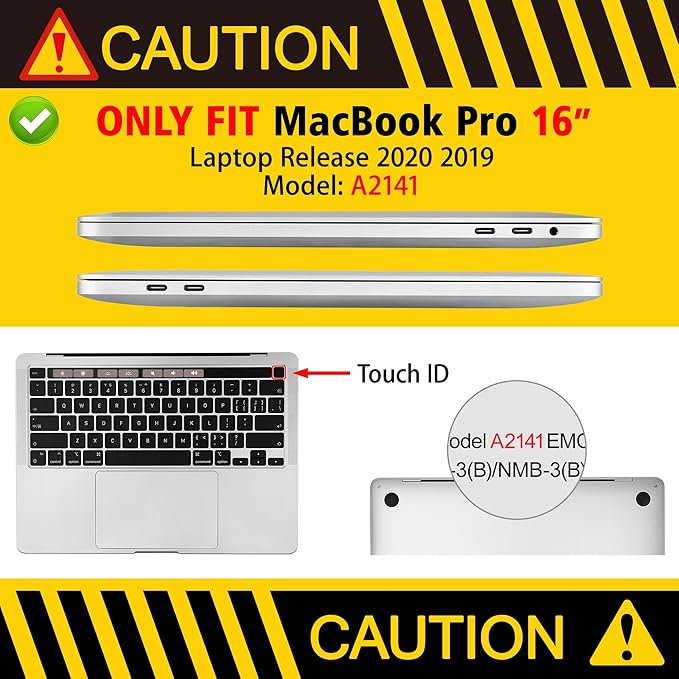 for MacBook Pro 16 inch Case 2019 2020 Release Model A2141, Plastic Hard Shell Cover with Keyboard Cover for MacBook Pro 16 inch with Touch Bar & Touch ID, Pop Punk Checkerboard