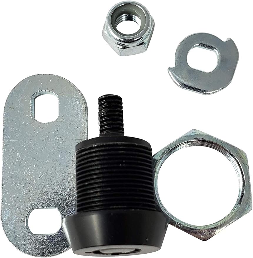 Admiral Locks Tubular Cam Lock, Keyed Alike Removable Key RV Compartment Storage Lock Cabinet Locks (Black Pack of. 25, 5/8" 90°)