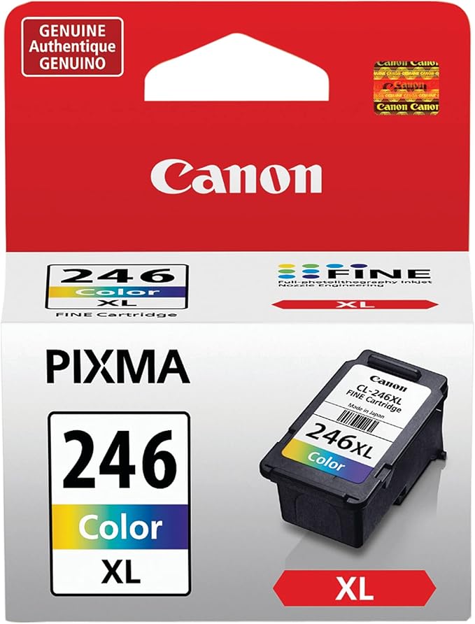 Canon PG-243/ CL-244 Ink Multi Pack, Compatible to TR4520, MX492, MG2520, MG2922, TS302 and TS202 & CL-246 XL Color Ink Cartridge Compatible to Printer iP2820, MG2420, MG2924, MG2920, MX492