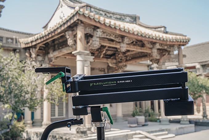 9.Solutions C-Pan Arm II, Carbon Fiber, Lighter-Weight, Upgraded Smoothness, 9.CPA2C, Slider, Jib/Crane for Different pan/Movement, for Photography, Videography & Filmmaking
