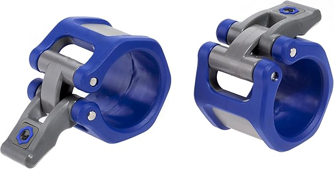 Lock-Jaw HEX 50mm / 2" Olympic Barbell Collar (Blue)