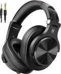 OneOdio A70 Bluetooth Over Ear Headphones, Wireless Headphones with 72H Playtime, Hi-Res, Built-in Mic, 3.5mm/6.35mm Wired Audio Jack for Studio Monitor & Mixing DJ Guitar AMP, Computer Laptop PC