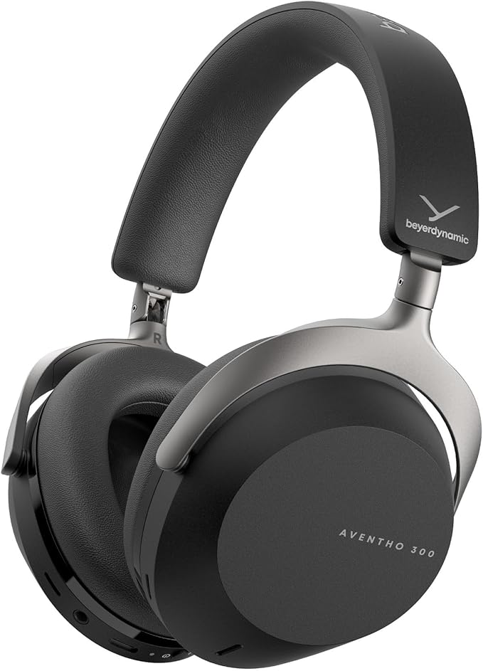 beyerdynamic AVENTHO 300 Wireless Over-Ear Headphones with ANC, Dolby Atmos and Head Tracking (Black)