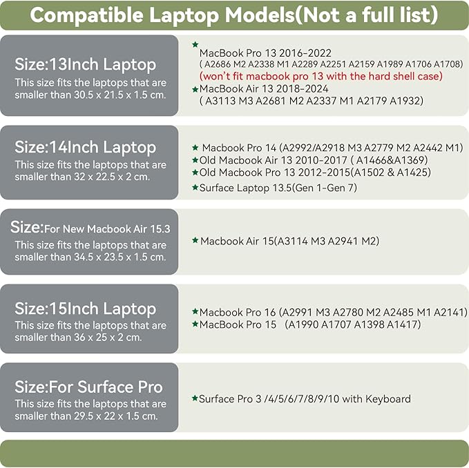 Laptop Sleeve 15.3 Inch Compatible with 2024 New 15 MacBook Air A3114 A2941 Color Beige