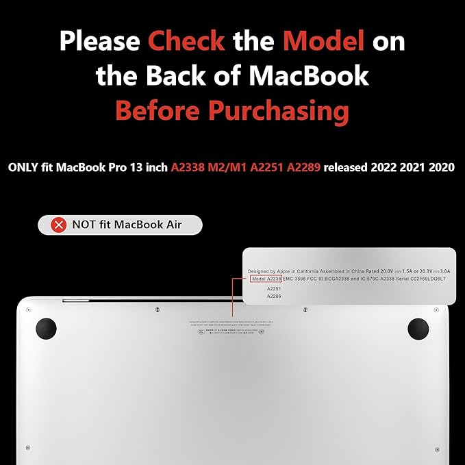 MEEgoodo Case for MacBook Pro 13 inch Case 2022 2021 2020 New A2338 M2/M1 A2251 A2289, Laptop Hard Shell with Keyboard & Camera Cover Compatible with 13 inch MacBook Pro, Handwritten Heart