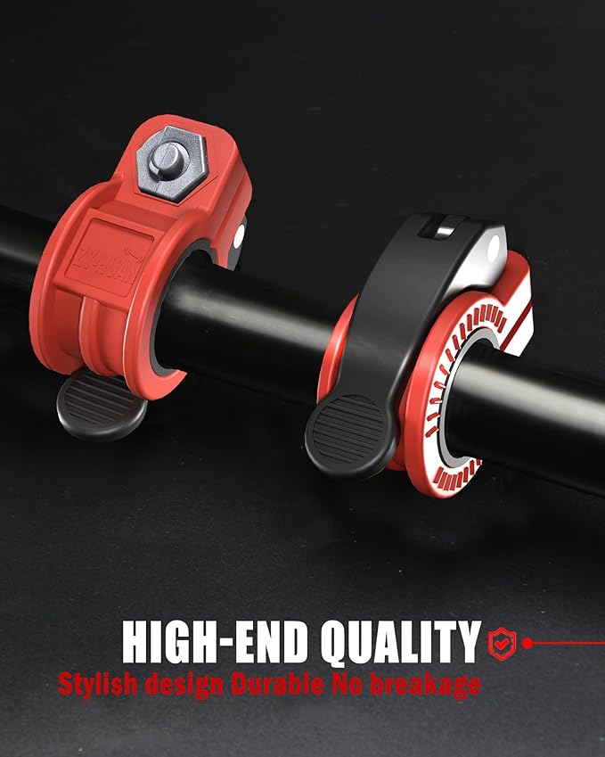 Mini Barbell Clips 1 inch I Multi-Size Adjustable Barbell Collar I 1 inch Barbell ClampsIQuick Release Weight Clips Pair of Locking for Dumbbell Bar