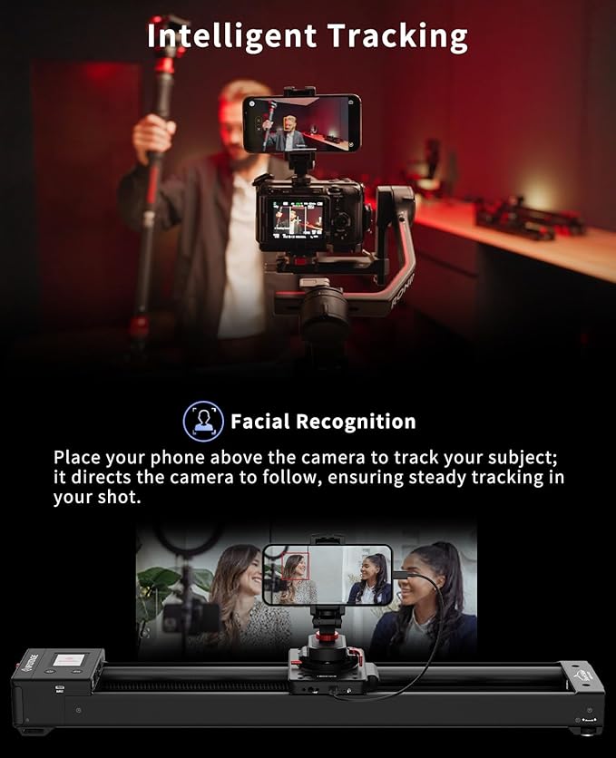 IFOOTAGE Shark Slider Nano II-660 (26inch) Motorized Camera Shark Slider with Dedicated Battery Grip PD140H Combo
