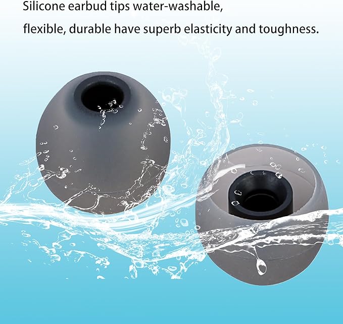 Silicone Earbud Tips Replacement Ear Tips Earbud Covers Fit Most in-Ear Earbuds - Image 5