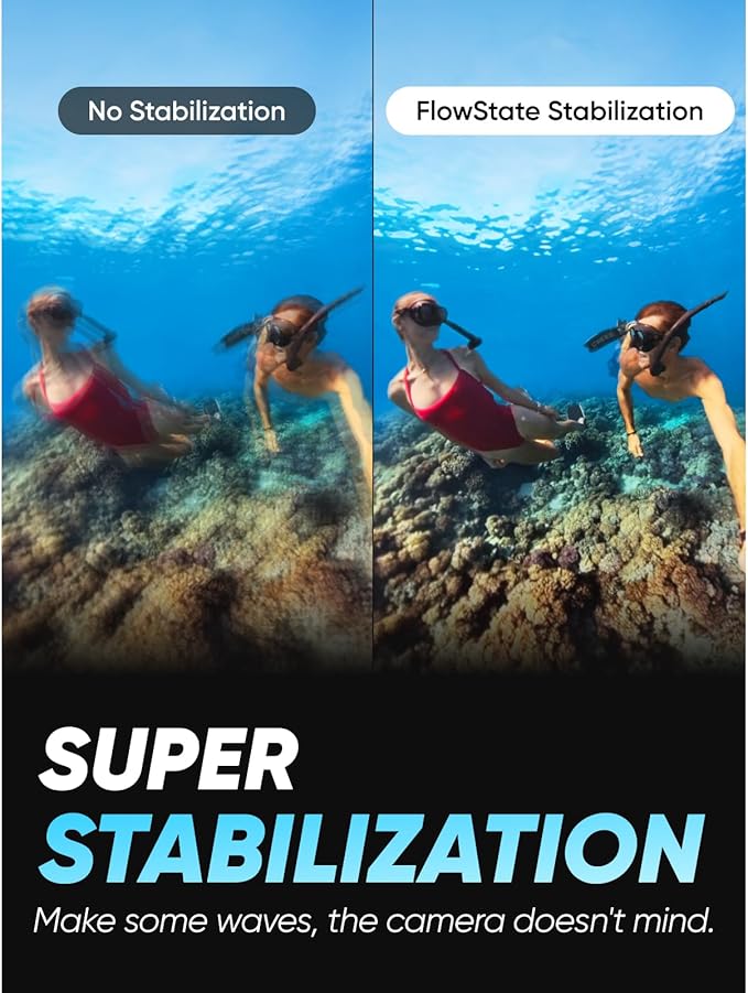 Insta360 X3 Invisible Dive Kit - Waterproof 5.7K 360 Action Camera, Dive Case, Selfie Stick, Dual 1/2" 48MP Sensors, Stabilization, 360 Horizon Lock, 4K Single-Lens, AI Editing