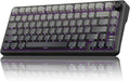 RedThunder K75 Wireless Mechanical Gaming Keyboard, 75% Hot Swappable Creamy Keyboard with Knob, RGB Backlit, Pre-lubed Linear Switches, Side Printed PBT Keycaps, Wireless/Wired/BT5.0 Connection Mode