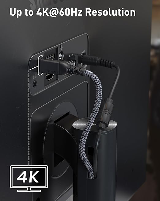 Maxonar 16.5FT Thunderbolt 4 Cable with 20Gbps Data Sync/100W Charging and 4K@60Hz for Thunderbolt 4/3, USB4, and USB C Devices