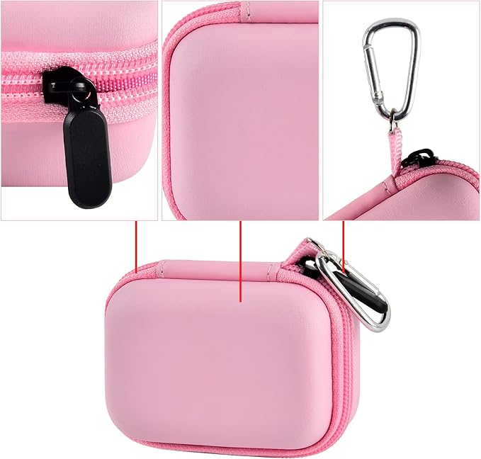 Portable Charger Power Bank Case for Swyop/for Feob/for Charmast/for JEJILL/for LanLuk/for VEGER/for iWALK/for Taegila/for Kuulaa and More Small Charging Battery Pack - Bag Only (Pink)
