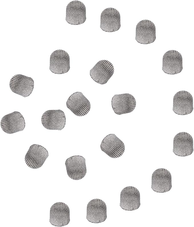 MECCANIXITY 10Pcs Replacement Fiber Mesh Tips for Stylus Pens 7mm Suitable for Capacitive Touch Screen,High Sensitivity,Soft,No Scratch Screen Pen Tip
