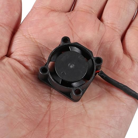 UMLIFE 4pcs USB 5V DC Fan 2510 Small 2 pin Cooling Cooler Computer 25mm X 10mm (25x25x10)