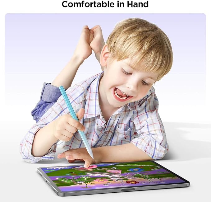 Stylus Pencil for iPad 2018-2024, 15Mins Fast Charge, Palm Rejection, Tilt Sensitivity - Compatible With iPad 10/9/8/7/6, Pro 12.9"/11"/13" M4, Air 5/4/3/11"-13" M2, Mini 6/5