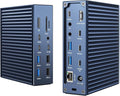 ACASIS 40Gbps Docking Station - 21 Ports,MacBook Pro Docking Station Dual Monitor, 8K60Hz HDMI, 2.5 GbE Ethernet, SD/TF 4.0, 10Gbps 7*USB C/A, 3.5mm Audio, 40Gbps Dock for Mac/Dell/HP/Lenovo/ThinkPad
