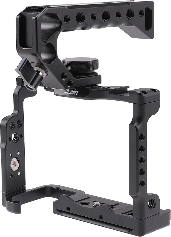 A7 IV Cage Support, Hersmay Camera Cage with Top Handle for Sony A7 IV / A7S III Full Frame mirrorless Camera