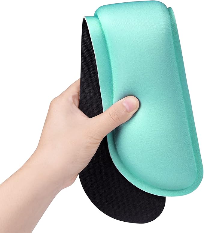 Dapesuom Enlarge Keyboard Wrist Rest, Memory Foam Wrist Cushion for Desk Mats Support, Cute Typing Pain Relief Keyboard Mouse Pad Rests Set with Non-Slip Base for Gaming Laptop Office Computer, Green