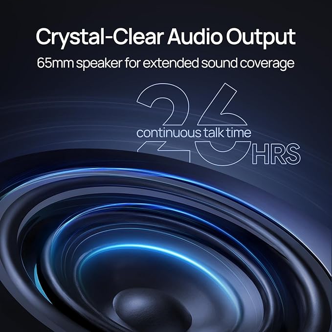 Yealink Bluetooth Speakerphone SP96 Support Daisy-Chain 26H Talk Time Teams Certified 65mm Conference Speaker and 6 Microphones Smart AI Noise-Canceling 5m Voice Pickup Radius 1.2m USB C/A 400g