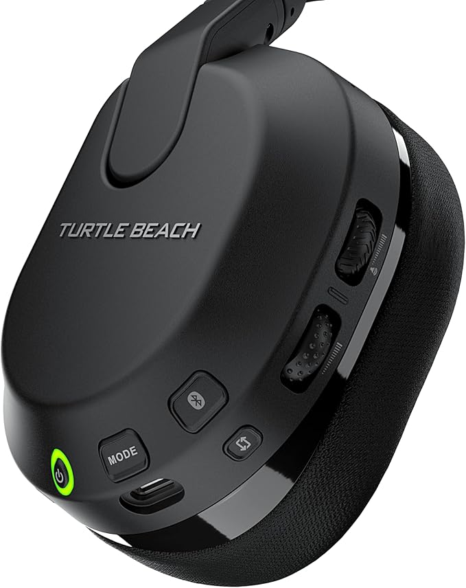 Turtle Beach Stealth 600 Wireless Multiplatform Amplified Gaming Headset for Xbox Series X|S, Xbox One, PC, PS5, PS4, & Mobile – Bluetooth, 80-Hr Battery, Noise-Cancelling Mic – Black