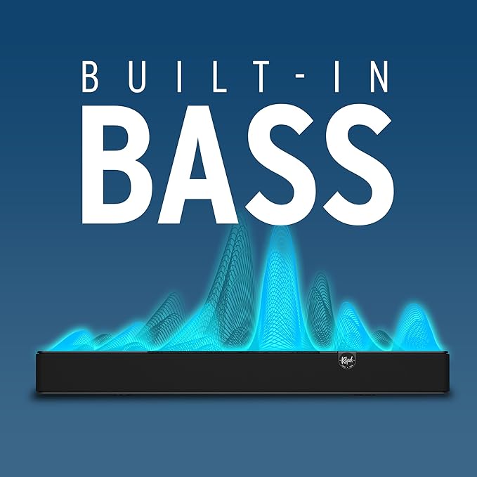Klipsch Flexus Sound System: CORE 200 3.1.2 Sound Bar, 10" SUB 100 Subwoofer and SURR 100 Surround Sound Speakers, Powered by Onkyo with Bluetooth, Dolby Atmos and Custom Tuned Bass - Black
