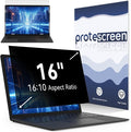 [2 Pack] Laptop Privacy Screen 16 Inch Compatible With Lenovo Hp Dell Acer Asus Thinkpad Envy Xps, 16:10 Aspect Removable Anti Glare Blue Light Filter Protector, 16in Computer Monitor Privacy Shield