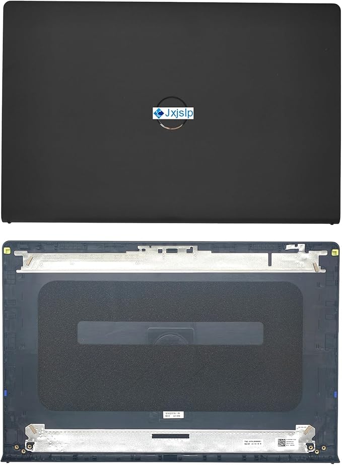 Replacement LCD Back Cover Top Case Lid Front Bezel Frame with Hinges for DELL Inspiron 15 3510 3511 3515 3520 3525 Series Laptop 0WPN8 00WPN8 9WC73 09WC73 AP3LE000901 Black