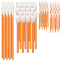 Wellgler's Cleaning Swab Kit,Multi-Purpose Foam Cleaning Swabs,for Printers, Inkjets, Cameras, Automotive, Optics, Sensors, Guns,Arts and Crafts, Automotive Detailing(orange100pcs)