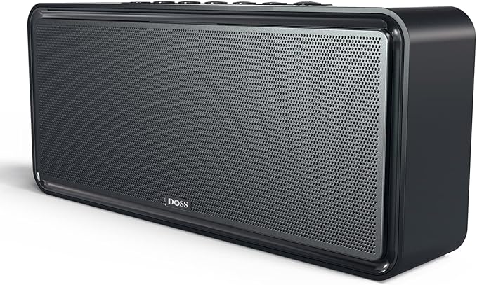 DOSS SoundBox XL Bluetooth Speaker with Subwoofer, 32W Loud Sound with Booming Bass, Dual DSP Technologies, 10H Playtime, USB-C, TWS, 2.1 Audio Channel for Home, Indoor and Office - Upgraded