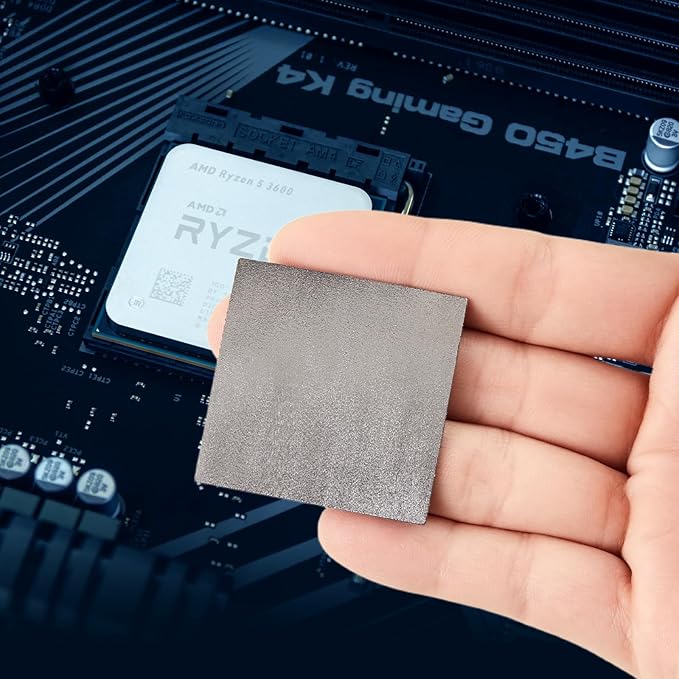 Thermal Pad,68 * 51 * 0.2mm,Graphene Thermal Pads for GPU/CPU/SSD/Electronics - Highly Efficient, Compressible (68 * 51mm)