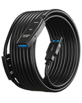 50 Feet Active USB Extension Cable 3.0 Male to Female with 2 Extension chipsets Signal Booster - Active Extension/Repeater Cord 15 Meters / 50 Feet (AC Power Supply Included)