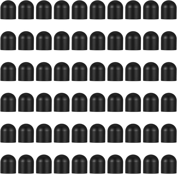 60 Pcs Rubber Tips for Stylus Pens,0.24inch (6mm) Diameter Replacement nibs for Touch Screen Pen Universal Stylus Ends,Surface Pen Tips