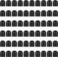 60 Pcs Rubber Tips for Stylus Pens,0.24inch (6mm) Diameter Replacement nibs for Touch Screen Pen Universal Stylus Ends,Surface Pen Tips