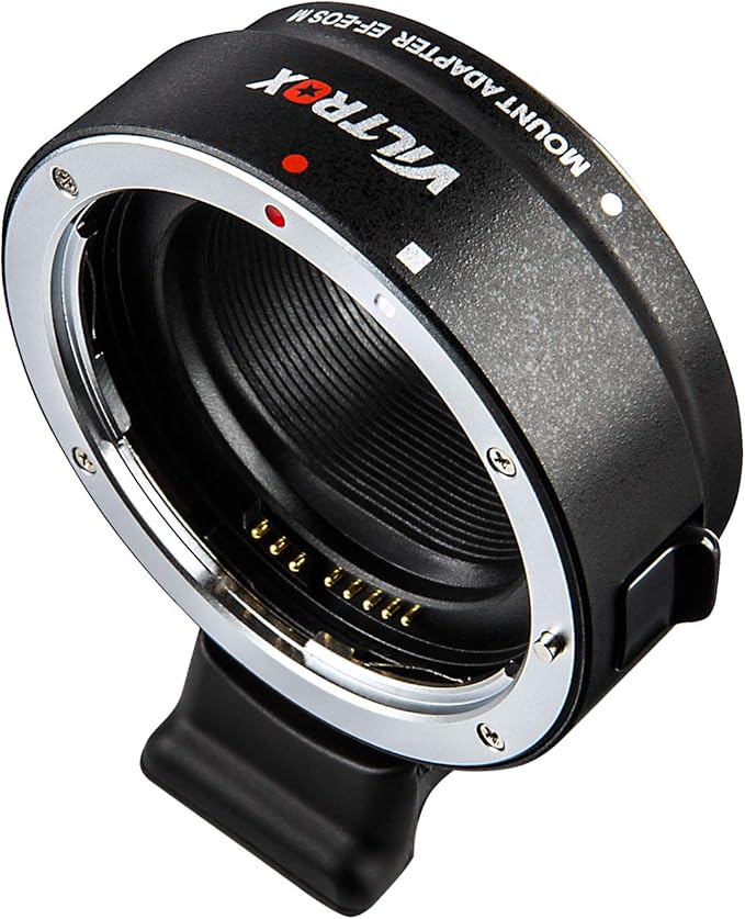 Viltrox EF-EOS M Electronic AF Auto Focus Lens Mount Adapter for Canon EF/EF-S Lens to Canon EOS-M (EF-M Mount) Mirrorless Camera M1 M2 M3 M5 M6 M10 M50 M100