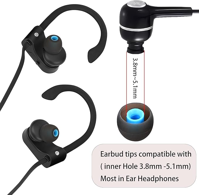 Silicone Earbud Tips for Most In-Ear Earbuds - Image 3