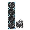 120mmx4 480mm Adjustable Computer PC Vent Fans 3-12V Speed Controller for Flexible Arrange Chicken Coop Rack Space Window Wall Cabinet Server Mining Rig Exhaust Cooling