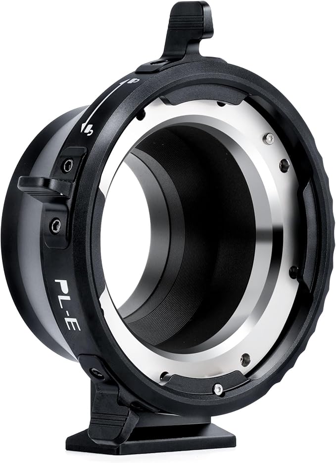 VILTROX PL-E Lens Mount Adapter with Rotary Lock Compatible with PL Lens to Sony E/NEX Mount Cameras A7S3/FS7/5/FX9 /A7R4/R3/a Series/Nex Series