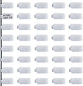 Mr-Label – 40 Pcs 0.78" x 3.54" Hook and Loop Cable Labels –Cord Tags – Upgraded Writable Cable Wraps for Clear Writing - Writable Wire Labels for Cable Management | Electronics Computers (White)