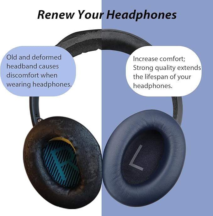 Replacement Headband Cushion for Bose QuietComfort 35 QC45 QC35 II Headphones - Image 3